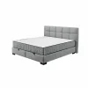 Bedbox Nagol A 160x200cm - stof - antraciet met opbergruimte