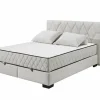 Bedbox Nagol B 160x200cm - stof - zand met opbergruimte