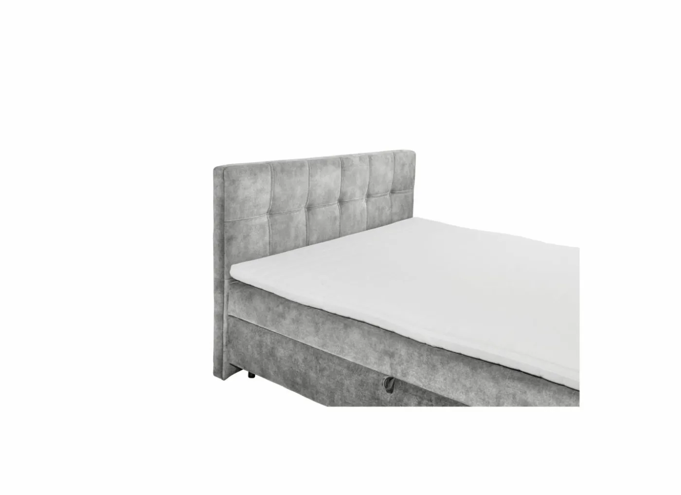 Bedbox Valetta 180x200cm - stof - grijs