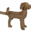Beeld Hond 58,5x25x44cm - polystone - goud