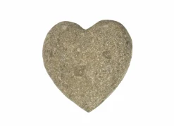 Beeldje Fadarstone Hart 10x10x5cm - stoneware - grijs