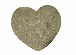 Beeldje Fadarstone Hart 20x20x9cm - stoneware - grijs