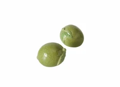 Beeldje Limoen H5,5cm - keramiek - groen