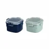 Bewaardoos 400ml lichtblauw donkerblauw