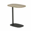 Bijzettafel Cup 50x33cm - melamine - antraciet & naturel