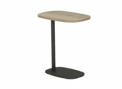 Bijzettafel Cup 50x33cm - melamine - antraciet & naturel