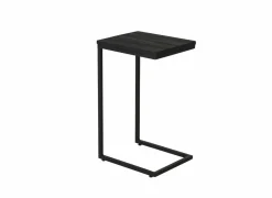Bijzettafel Lucifer 40x33,3cm - eik massief - zwart