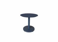 Bijzettafel Marco Ø55cm - aluminium - zwart