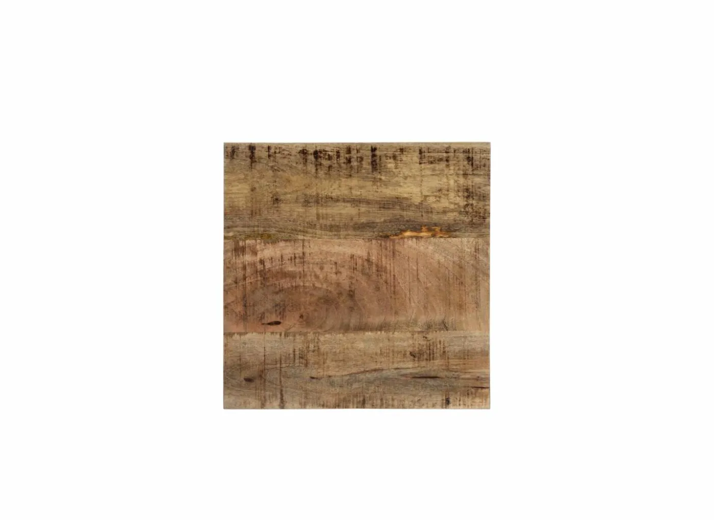 Bijzettafel Maya 35x35cm - mango massief - naturel - set van 2