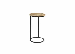 Bijzettafel Romy Ø35cm mango massief - naturel