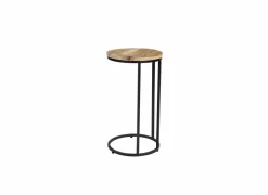 Bijzettafel Romy Ø35cm  mango massief - naturel
