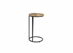 Bijzettafel Romy Ø35cm  mango massief - naturel
