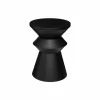 Bijzettafel Totem Sohan Ø36cm - ijzer - zwart