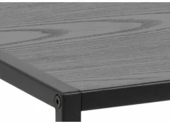 Bijzettafel 50x50cm - decor - ash grey & zwart - set van 2