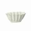 Bloempot Calyx H18cm - keramiek - wit