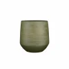 Bloempot Evora H39cm - terracotta - groen