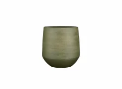 Bloempot Evora H39cm - terracotta - groen