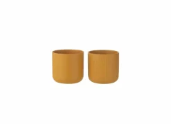 Bloempot Gen H15,5cm - keramiek - oker