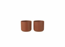 Bloempot Gen H12,6cm - keramiek - bruin
