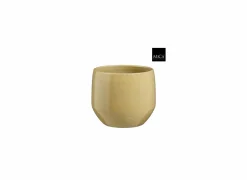 Bloempot Matteo H24cm - terracotta - taupe