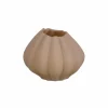 Bloempot Reye Ø14,5x11,5cm - stoneware - bruin