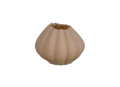 Bloempot Reye Ø14,5x11,5cm - stoneware - bruin