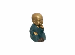 Boeddha beeld Sagesse Jiling H21cm set van 3