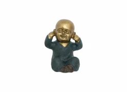 Boeddha beeld Sagesse Jiling H21cm set van 3