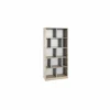 Boekenkast Cariba 90x38x197cm - melamine - sanremo & wit