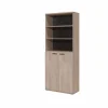 Boekenkast Rio 2 90x40x222cm - melamine - humus eik