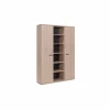 Boekenkast Rio 160x40x222cm - melamine - lente eik