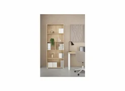 Boekenkast Sign 80x35x205cm - decor - jackson hickory bruin