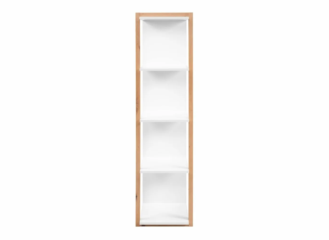 Boekenrek Denver 107x39x145cm - decor - wit & artisanale eik