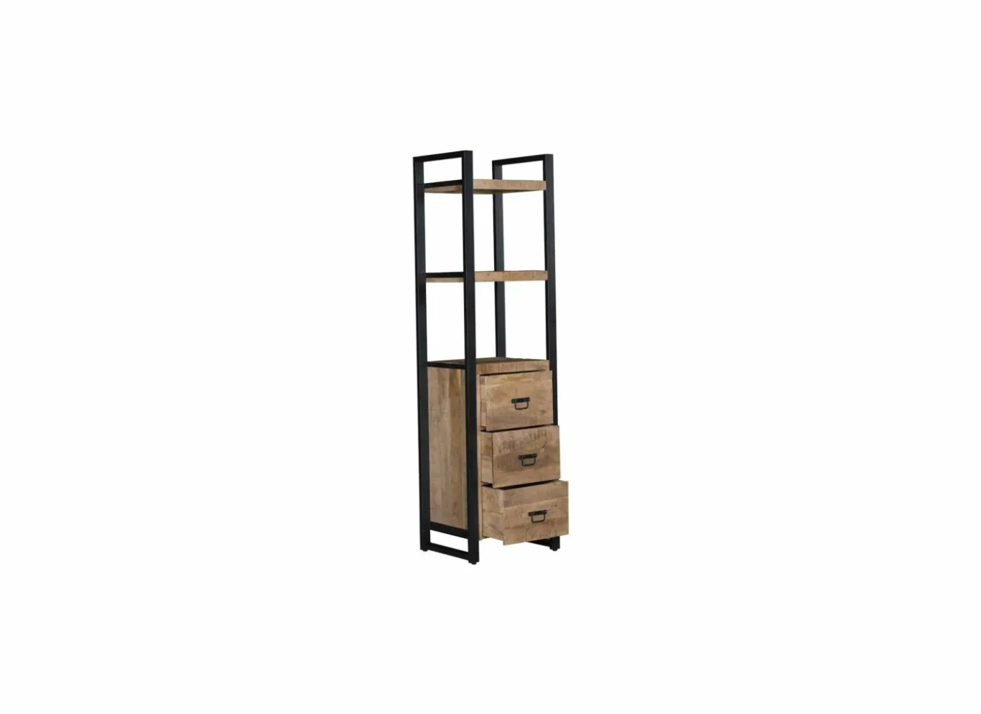 Boekenrek Sanguine 55x40x200cm - mango massief - natuur