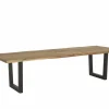 Boomstamtafel Scarface 300x110cm - sheesham massief - naturel
