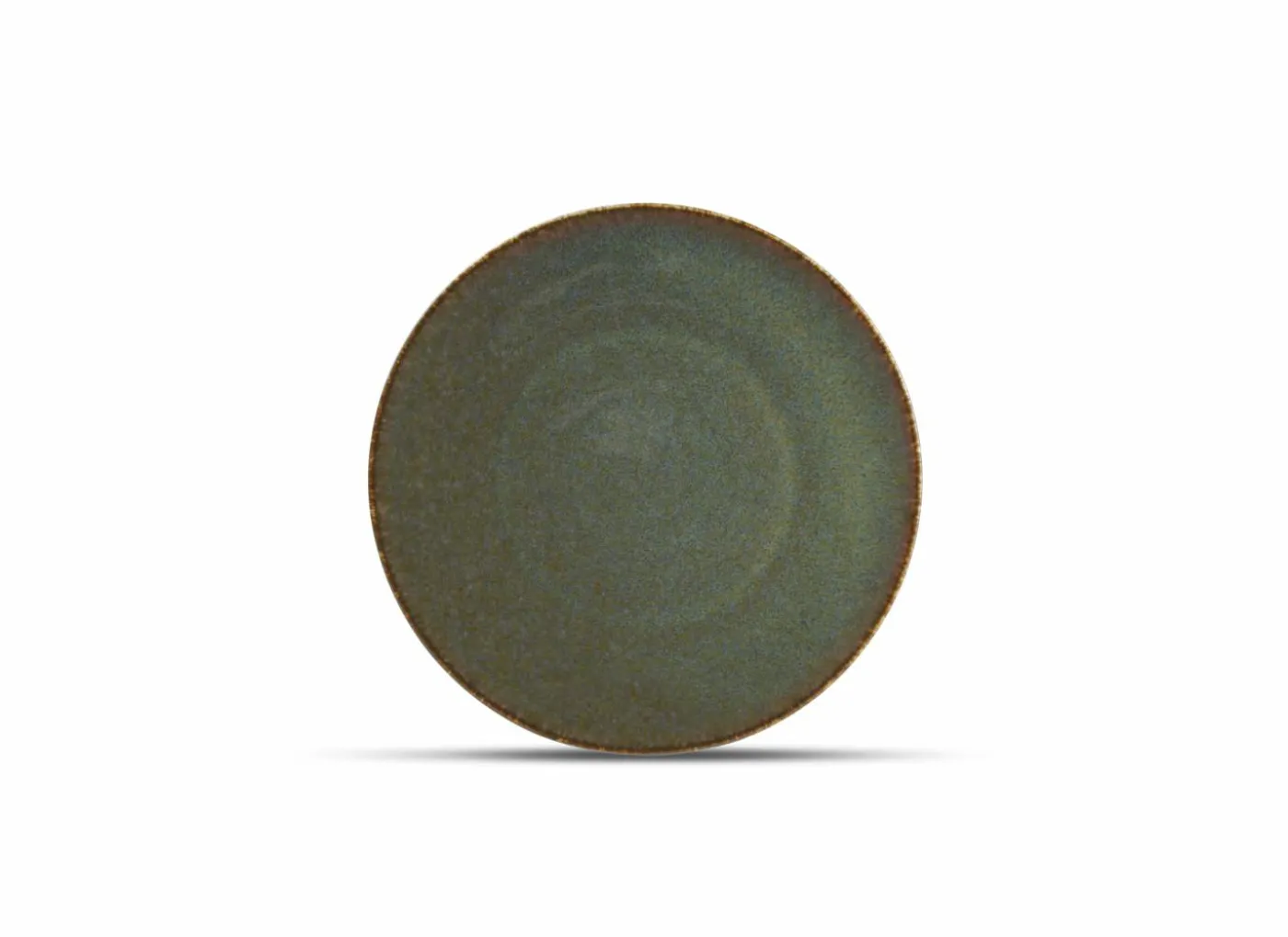 Bord Cirro Ø21cm - porselein - groen