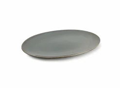 Bord Cirro  36x25,5cm - porselein - groen