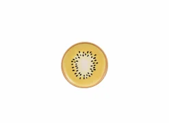 Bord Kiwi Ø20,5cm - steen - geel