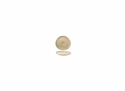 Bord Oona Ø27cm - keramiek - zand & groen