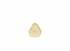 Bord Peer 16x13,50cm - steen - lichtgroen