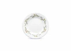 Bord Retro Ø20,5cm - porselein - wit