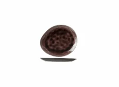 Bord Streetfood festival 19,5x16cm - keramiek - multicolor