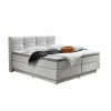 Boxspring BX2110 Portage 180x200cm - stof - ecru met opbergruimte