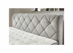 Boxspring BX2180 Rockaway 160x200cm - stof - grijs