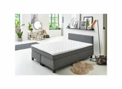 Boxspring BX1480 160x200cm - stof - grijs