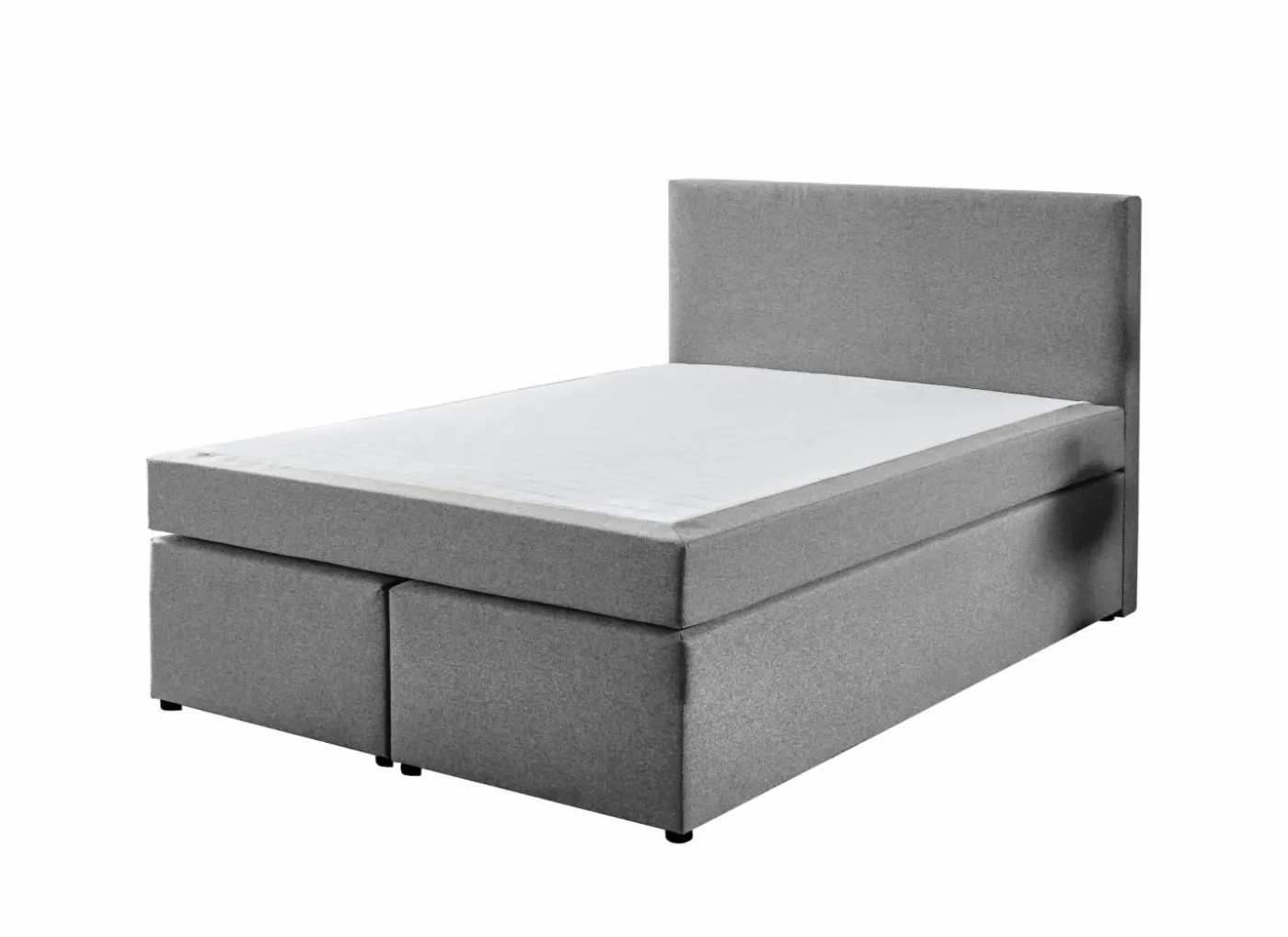 Boxspring BX890 180x200cm - stof - lichtgrijs