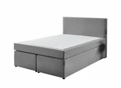 Boxspring BX890 120x200cm - stof - lichtgrijs