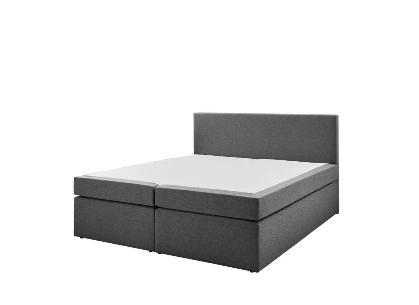 Boxspring BX890 160x200cm - stof - middengrijs