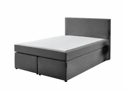 Boxspring BX890 160x200cm - stof - middengrijs
