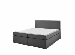 Boxspring BX890 120x200cm - stof - middengrijs